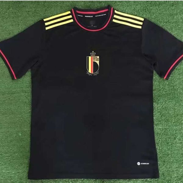 Soccer Jerseys Vêtements à domicile Coupe du monde Belgique Équipe nationale à l'extérieur Jersey Version thaï à manches courtes CHIRT DE FOOTBALL NO AZARTAI