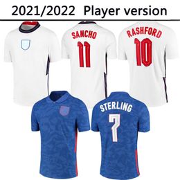 Soccer Jerseys Kane Player Version Home Football Sterling Rashford Mount Lingard Vardy Dele 21 22 Shirt Team National Team