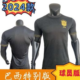 Voetbaltruien heren 2024 Braziliol Special Edition Player Football Game Printable Jersey