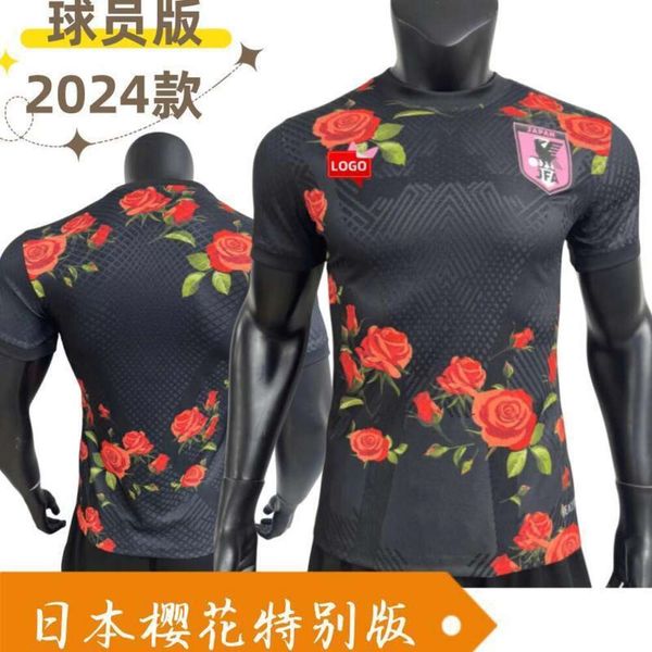 Jerseys de fútbol Hombres 2024 Japan Sakura Sakura Special Edition Football Jersey Jugador de jugador imprimible Jer