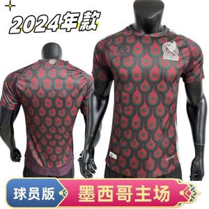 Jerseys de football en 2024 MEXIQUE MEXICO MEILLEUX FOOTBALLAGE Player Fan Edition Numéro imprimable