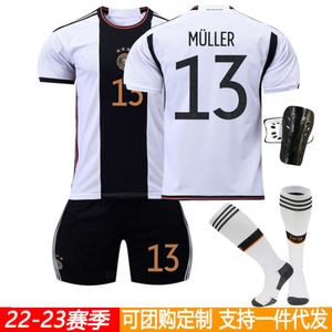 Jerseys de football 2223 Allemagne Home 13 Mueller Coupe du monde Jersey 19 Sane 7 Hafferts 8 Cross Football