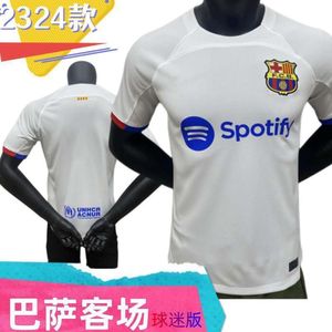 Soccer Jerseys heren 2324 Barcelona Away Jersey Fan Edition Football Match Kit