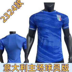 Soccer Jerseys heren 2324 Italiaanse thuisjersey nummer 10, inne 6, Villatti 14, Chiesa Football