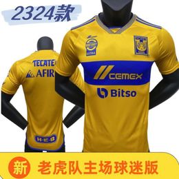 Voetbalshirts heren 2324 Tigers Home Jersey Fan Edition Football Thaise versie