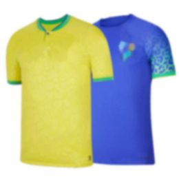 Jerseys de fútbol Síbles para hombres 22-23 Brasil National Team Hogar/Away Stadium Jersey No. 10 Neymar 20 Venesius Niños adultos '