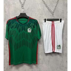 Soccer Jerseys Men's Tracksuit 22-23 World B Mexico Home and Away National Team Football Jersey Children's Adult Taille 16-3XL