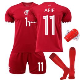 Soccer Jerseys Men's Tracksuit 2223 Qatar Home Red World Cup n ° 11 AFEF 10 Heydos 19 Armeau Jersey