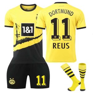 Soccer Jerseys Men's Tracksuit 23-24 New Borussia Dortmund Home Kits 11 Royce 9 Alai Adult and Children's Football Kit