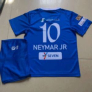 Soccer Jerseys heren tracksuits 23-24 Riyadh New Moon No.10 Neymar voetbalshirt Children's Adult Digital Print 14-2xl