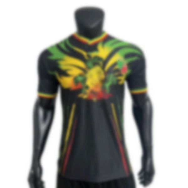 Jerseys de fútbol Síbles para hombres 2324 Malian Black Hawkhead Football Jersey Player Edition Match imprimible