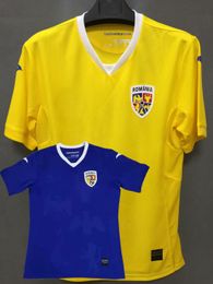 Jerseys de football Team National Romania Home Away Puscas Stanciu Maxim Mihaila Keseru 21 22 Shirt Football