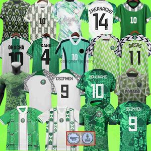 Jerseys de football Nigeria 2024 Jerseys de football OSIMHEN 18 19 22 23 24 TRAPPORT DE FOOTBALL OKOCHA SIMON Lookman Iheanacho 2018 Fans Player Version 94 96 98 Uniforme de formation 199