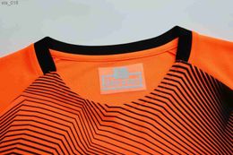 Voetbalshirts oranje Voetbaltenue Volwassen Kinderen Jersey Training Blank VersieH240306