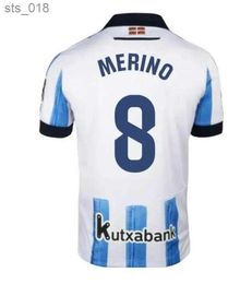 Jerseys de football Real Sociedad Hommes Ensemble Kit Enfants Barrene Merino Fdez Oyarzabal Prendre Soroth Silva Football Shirts T 2023 2024 Équipement Accueil Troisième 3rdH2434