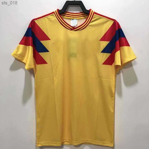 Camisetas de fútbol Retro clásico Colombia local camisetas de fútbol GUERRERO VALDERRAMA ESCOBAR camiseta de fútbol H240306