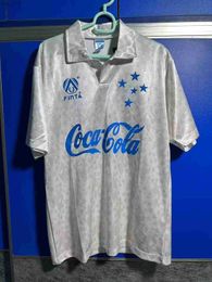 Jerseys de football Retro Classic Cruzeiro Soccer Jerseys Ricardinho Cerezo Luizinho Belletti Dida Home Away Football Shirth240306