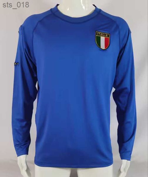 Maillots de football Rétro classique Italie maillots de football de l'équipe nationale Italia MALDINI DEL CANNAVARO INZAGHI NESTA HOME maillot de football H240306