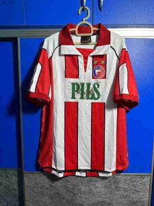 Maillots de football rétro classique étoile rouge Belgrade maillots de football Savicevic Pancev Prosinecki chemise de football H240306