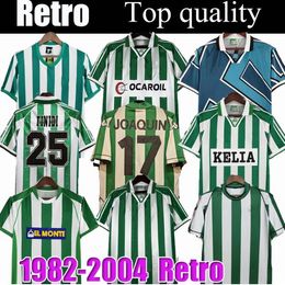 voetbalshirts Retro REAL 76 77 94 95 96 97 98 02 03 04 klassieke vintage voetbalshirts met lange mouwen ALFONSO BETIS JOAQUIN DENILSON 1994 1995 1996 1997 1998 2002 2003 20046