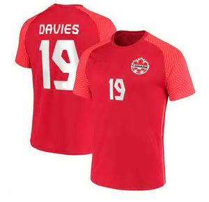 Maillots de football Maillots de football 2022 Canada DAVIES 19 LARIN 17 Maillot de football de qualité thaïlandaise personnalisé HOILETT 10 CAVALLINI 11 DAVID 20 KAYE 14 LARYEA 22