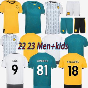 voetbaltenues 22 23 Wolf voetbalshirt Raul Semedoneto Nevestrinko T-shirt Ranger J Otto Bodens Gibbs Chenxi Woolf Hampton voetbalshirt herenset