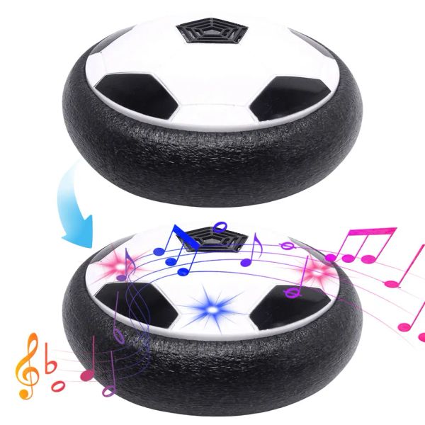 Soccer LED Light Suspension Football Toy Musical Hover Soccer Ball Flashing Air Power Training Ball Batteres Powered Gifts for Children