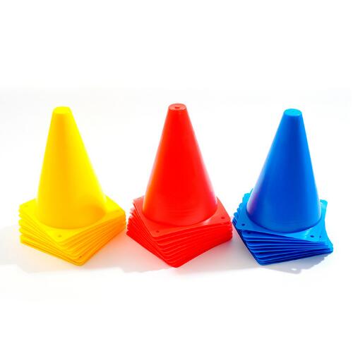 Soccer Marker Cones trening piłkarski Flagowa Flaga Ruchu Ruchu Radzi sobie z przeszkodami Piłka nożna Dysk piłkarski 18 cm 8 cm