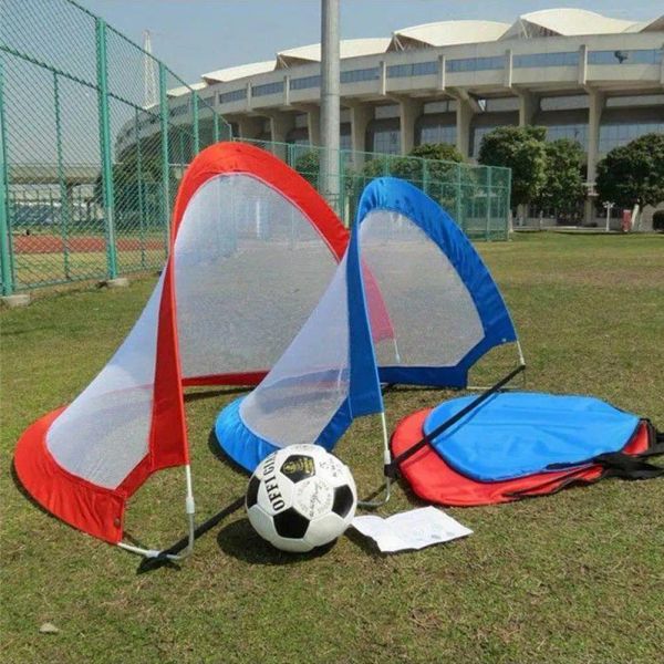 Soccer Livraison gratuite Portable Pliage Football Goal Football Net Outdoor Mini Football Training Office Net Tent Kids Indoor Outdoor Toy