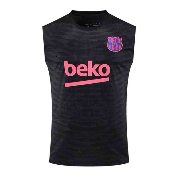 Ensembles de football / Survêtements designer 22-23 gilets noirs maillots de Barcelone vêtements d'entraînement de football pour adultes