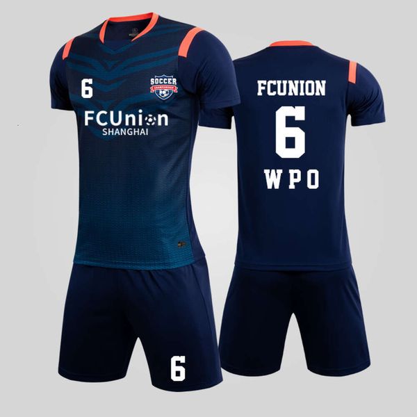 Juegos de fútbol de fútbol/trajes de pista Jersey de fútbol para adultos NUEVOS NUEVO EQUIPO DE ENTRENAMIENTO DE ENTRENAMIENTO DE JUEGO IMPRESO Uniforme de manga corta