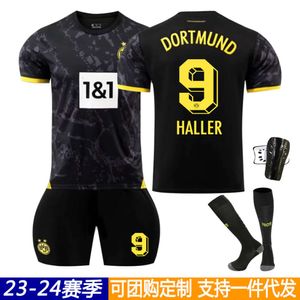 Voetbalsets tracksuits heren trainingspakken 2324 Dortmund weg 9 Alei 11 Royce 22 Bellingham voetbaljersey volwassen en kinderjersey cover