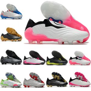 2023 COPA SENSE FG Football Shoes, High-Quality Black/White/Red SENSE.1 AG TF Soccer Cleats for Men, Size 39-45