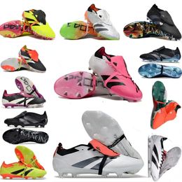 Zapatos de fútbol envío gratis AAA BOT BOTS BOTS Precisión+ Botas FG de la lengua Elite Metal Spikes de fútbol Cates