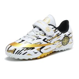 Voetbalschoenen voor kinderen goud originele jongens meisjes voetbalschoenen training outdoor kind sneakers sport kleine maat 28 240111