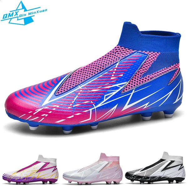 Chaussures de football Hommes Femmes Light Flywave High Nudity Teenagers Boots Football Boots Outdoors Cilats Antisiskid Chaussure Sneakers 240323