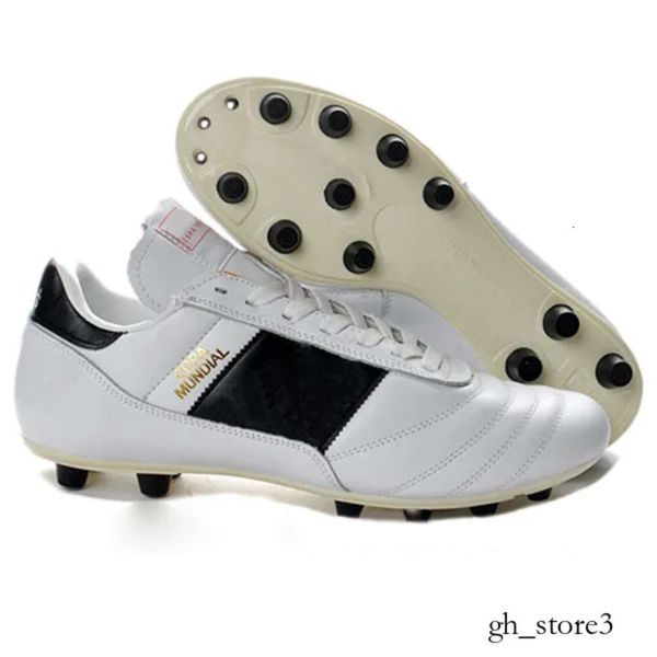 Chaussures de football Chaussures de football Copa Mundial Leather FG Discouts Cleats World Cup Football Boots Taille 39-45 Black White Orange Botines Futbol 2023 167