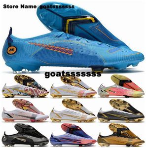 Voetbalschoenen Voetbalschoenen Mercurial VaporES 14 Elite FG Voetbalschoenen Maat 12 Eur 46 botas de futbol CR7 Us 12 Crampons Us12 Sneakers Heren Voetbalschoenen Zwart Designer