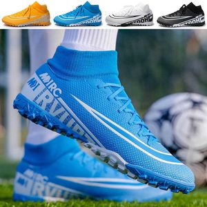 Chaussures de football Société Bottes de football pour enfants Crampons hauts Respirant Enfants Garçons Ag TF Boot 2023 230814