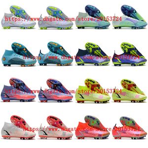 Chaussures de football Superfly 8 Elite AG Crampons Vapores 14 Chaussures de football Terrain ferme Scarpe Calcio Neymar Cristiano Ronaldo CR7