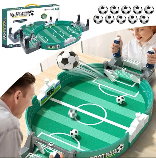 Mesa de fútbol para fiesta familiar, juego de mesa de fútbol, escritorio, juguetes de fútbol interactivos, deporte para niños, juego portátil al aire libre, regalo