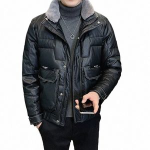 Social Haute Qualité Légère Doudoune Hommes Court 2022 Nouvelle Veste D'hiver Homme Lâche Marque Couple Épais Manteau Vêtements C6Jc #