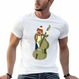 Chaussette Mkey Bass Player T-Shirt poids lourds Blouse anime sublime T-Shirt hommes 43fu #