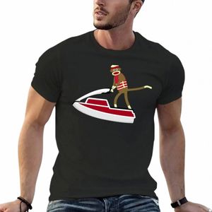 Chaussette Mkey Jetski Autocollant T-shirt animal prinfor garçons douanes nouveaux vêtements editi pour hommes o3t2 #