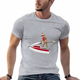 Sok Mkey Jetski T-shirt Plus Size Tops Sport Fan T-shirts Grappige T-shirt Heren T-shirts Pack B7kE #