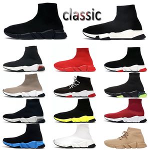 chaussettes chaussures speed trainer hommes femmes baskets plate-forme graffiti blanc bouton rouge bleu à lacets triple beige semelle claire volt complet rouge chaussures de sport de luxe chaussettes bottes