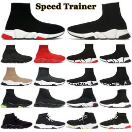 Sok Trainer Schoenen Sneakers Designer Casual Mannen Vrouwen Chaussures Zwart Wit Rood Neon Volt Outdoor Heren Trainers Clear Sole Lace Up Maat 36-45