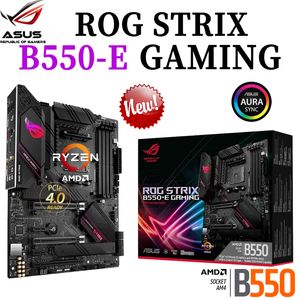 Socket AM4 ASUS ROG STRIX B550-E Gaming B550 Moederbord PCI-E 4.0 M.2 DDR4 128GB Ondersteuning OC AMD CPU ATX Placa-Me Antenne Nieuw