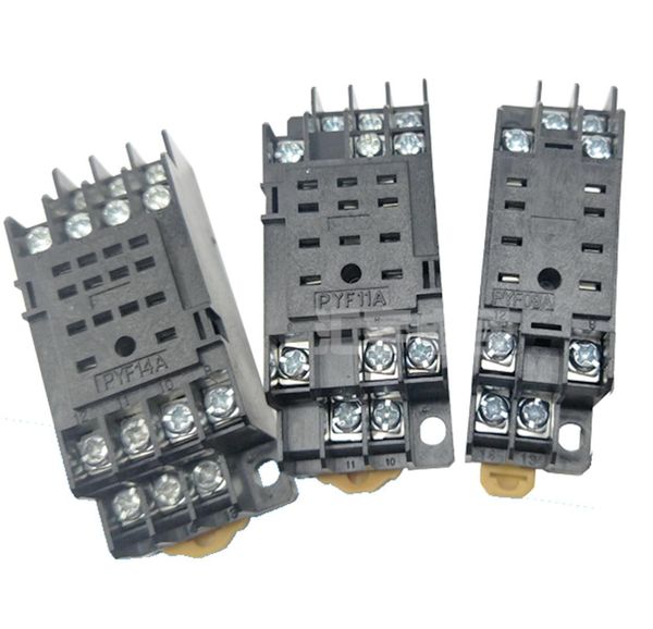 Socket Base PYF08A PYF11A PYF14A PTF08A PF113A PF083A 8 PINS 11 PINS 14 PINS POUR LE TIMER DE RELAY