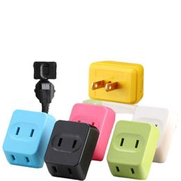 Sockets 1 Turn 3 Socket Us Plug Verenigde Staten Japan Canada India Travel Converter Charger Wall Socket Adapter Conversion Z0327